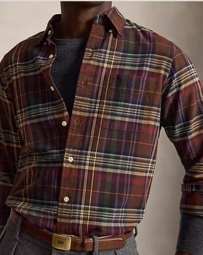 Polo Ralph Lauren - Custom Fit Plaid Oxford Shirt