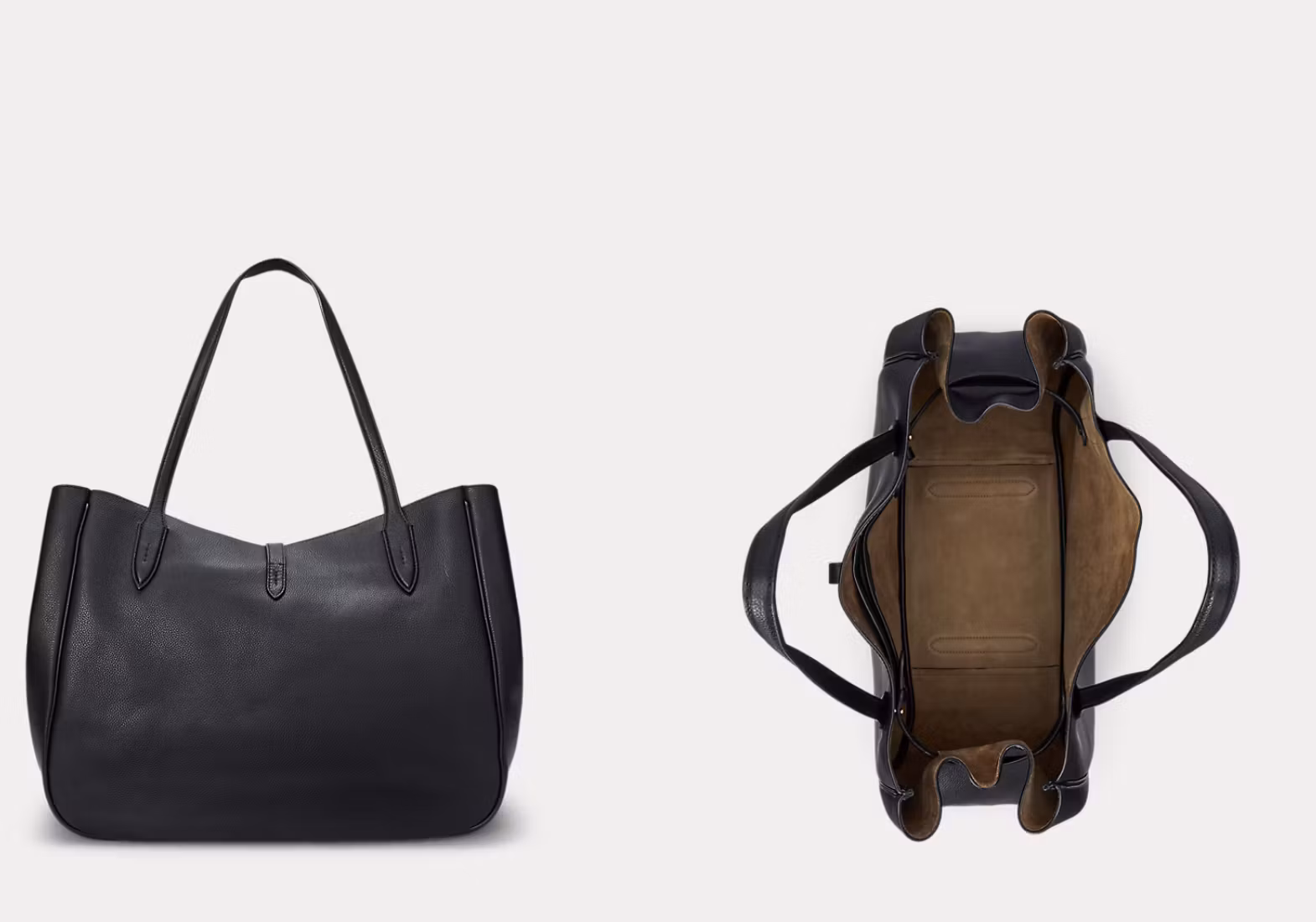 Polo Ralph Lauren - Polo ID Stor handväska i skinn - Black
