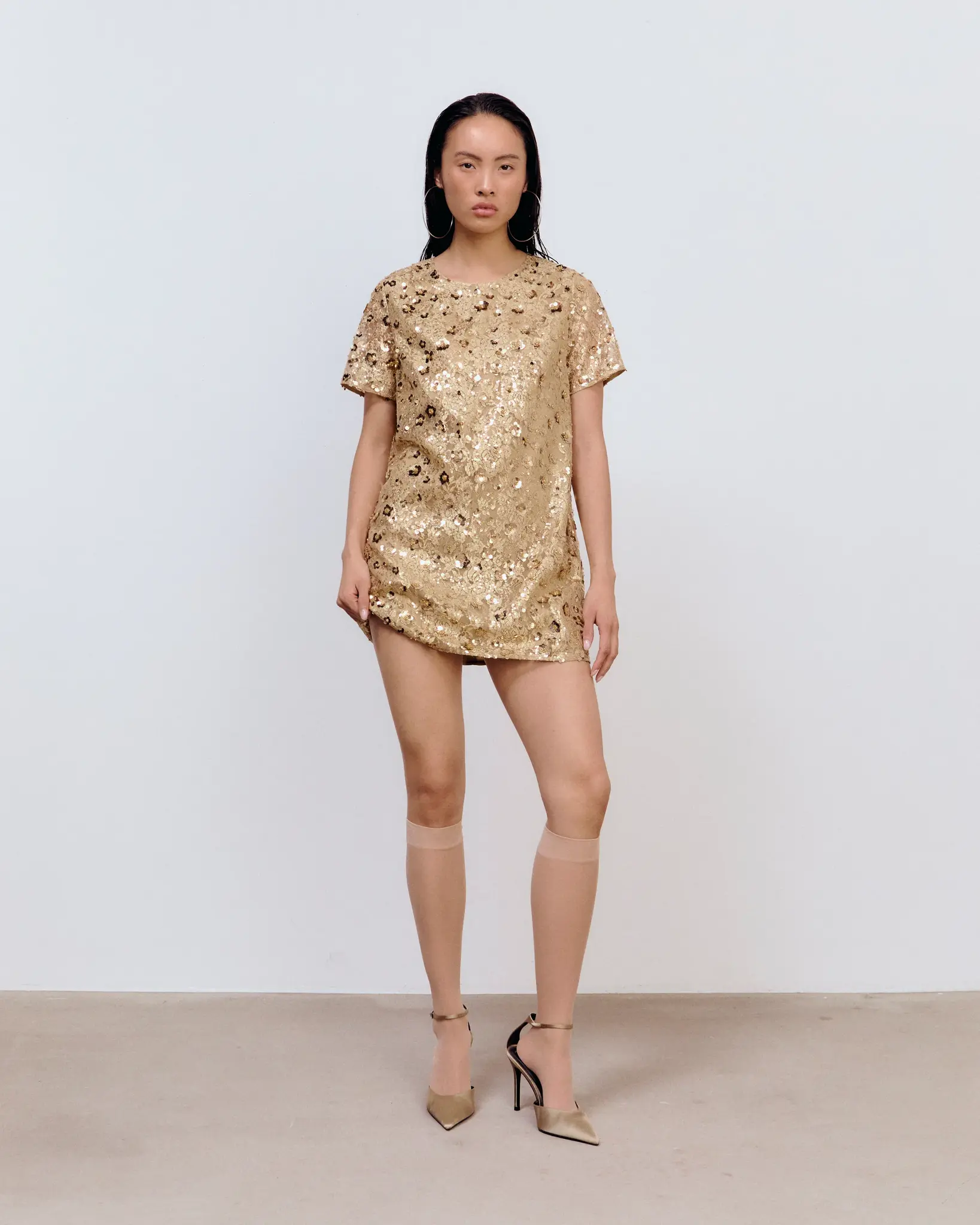Ida Sjöstedt - Laverne Gold Dress