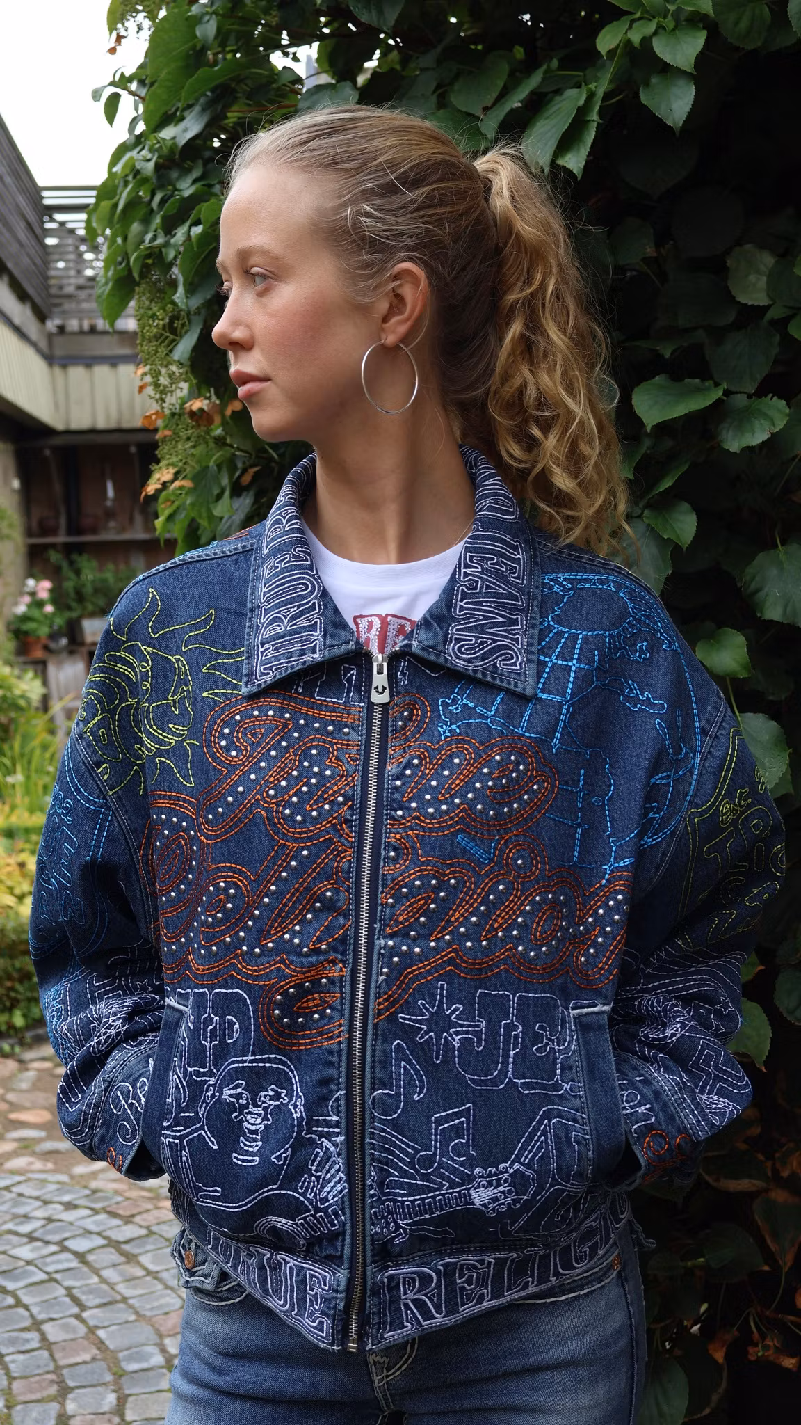True Religion - EMBROIDERD GF DENIM JACKET - Soft Hustle
