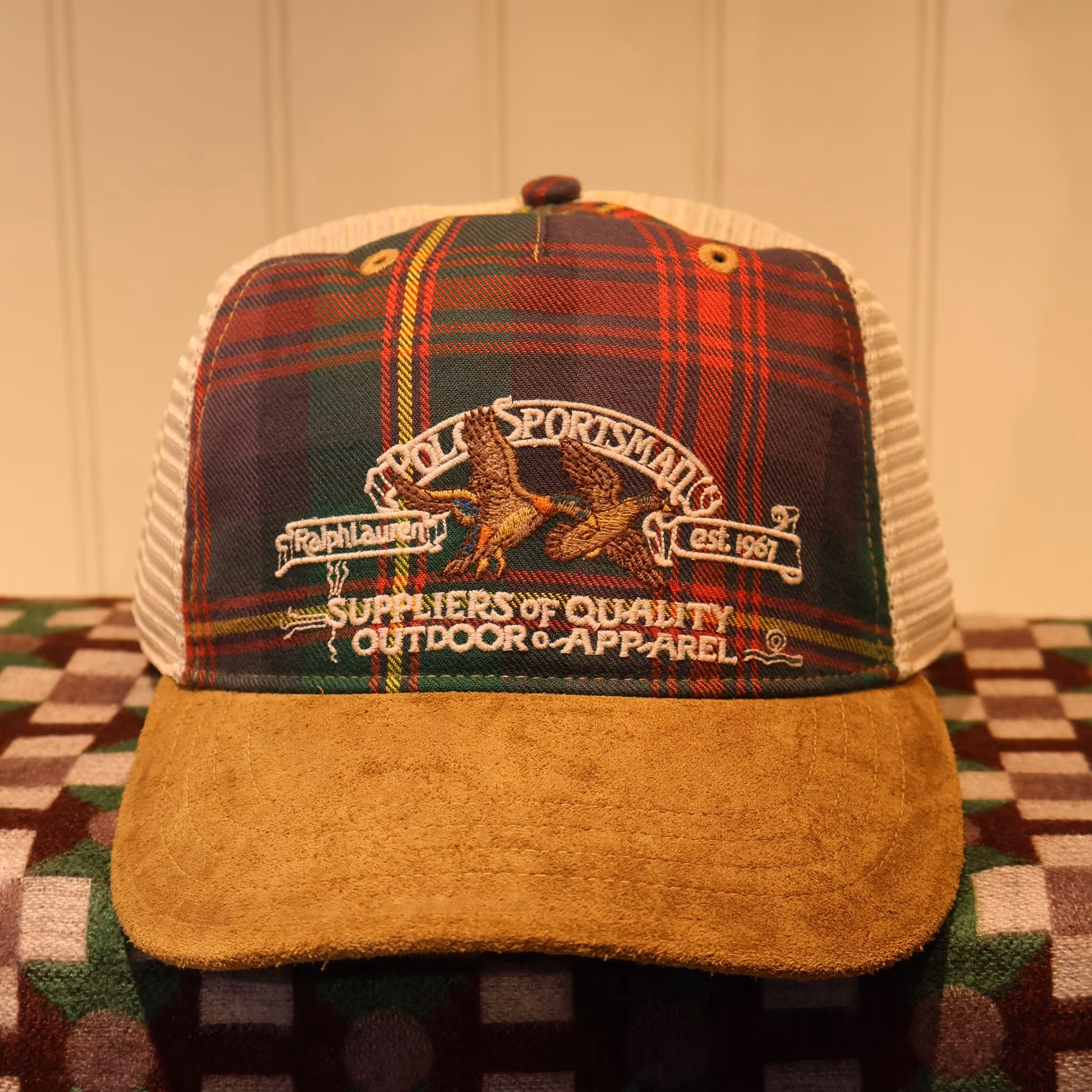 Polo Sportsman - FLANNEL TRUCKER CAP