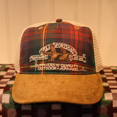 Polo Sportsman - FLANNEL TRUCKER CAP