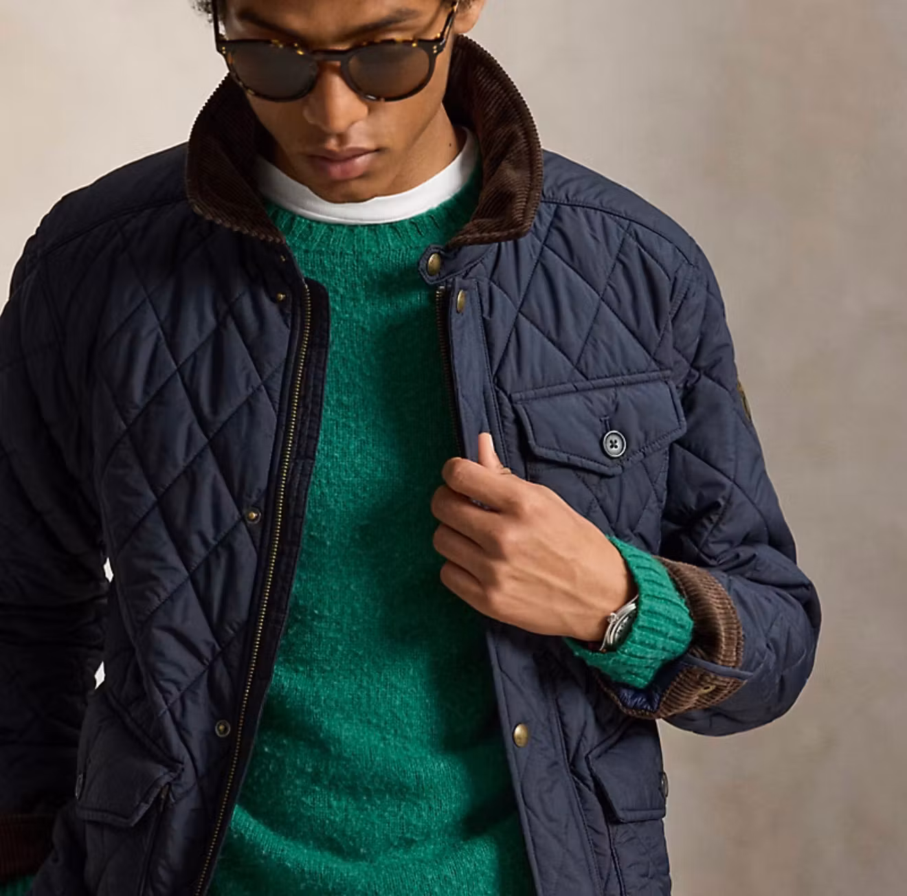 Polo Ralph Lauren - Beaton quiltad jacka - Navy