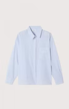 American Vintage - WOMEN'S SHIRT ELUABIRD - BLUE STRIPES