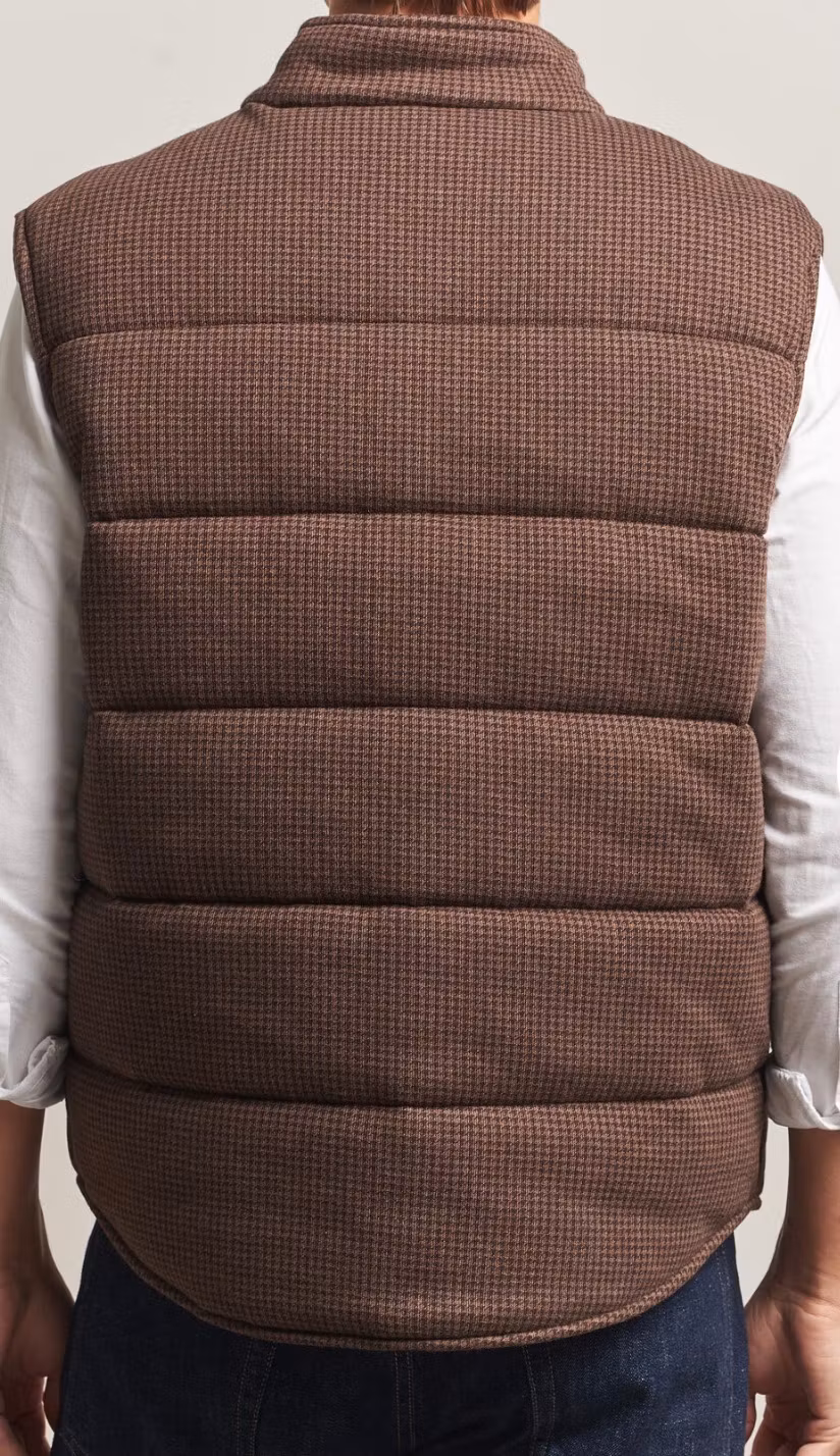 Polo Ralph  Lauren - Double Knitted Jaquard Vest Nutmeg Brown