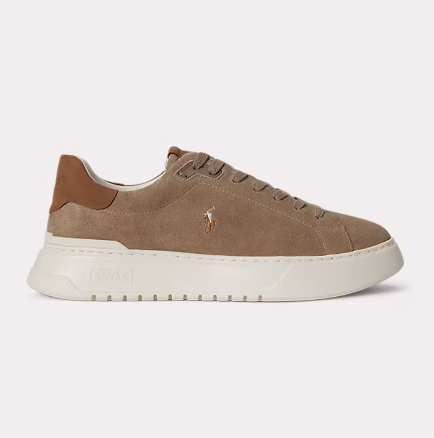 Polo Ralph Lauren - Tennissneakers i mocka