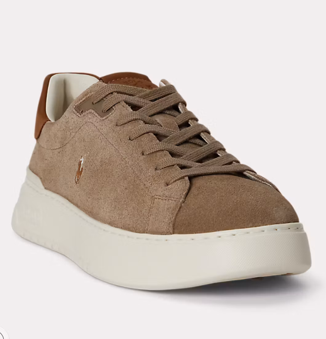 Polo Ralph Lauren - Tennissneakers i mocka