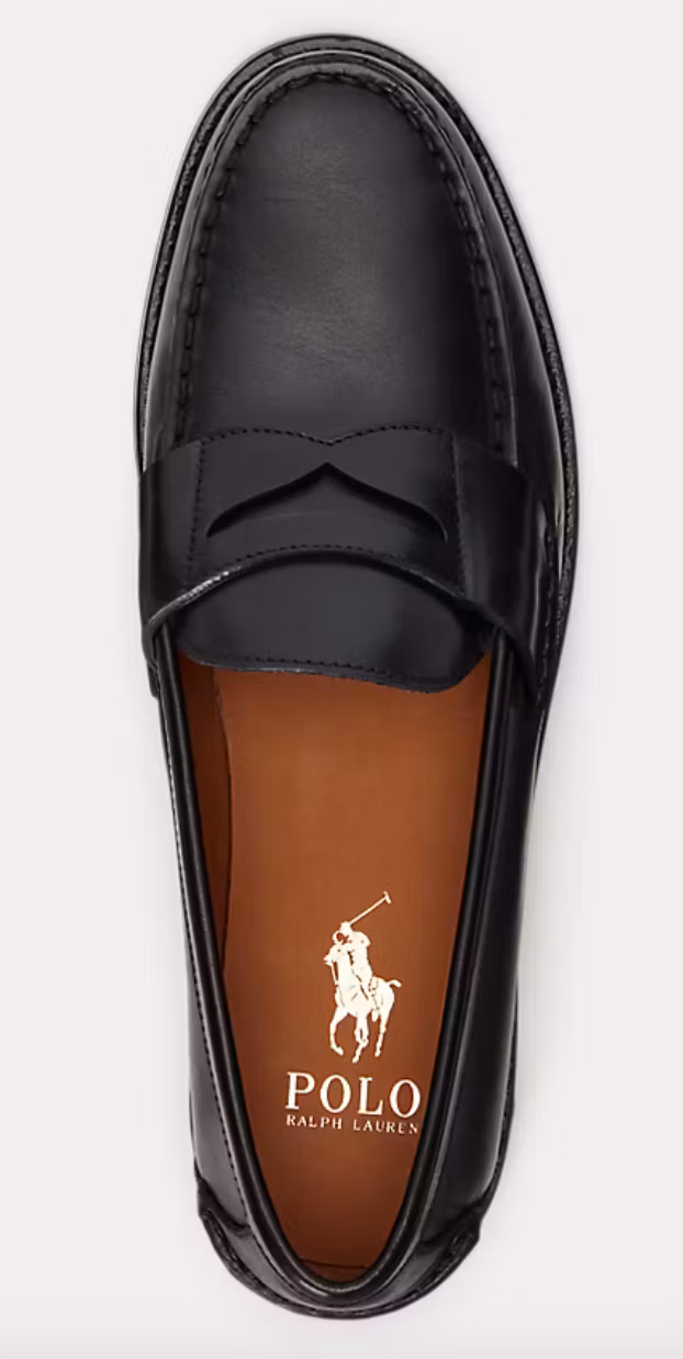 Polo Ralph Lauren - Loafers Alston i läder - Svart