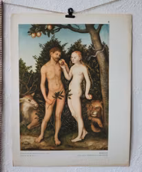 Bibelbild - Adam och Eva