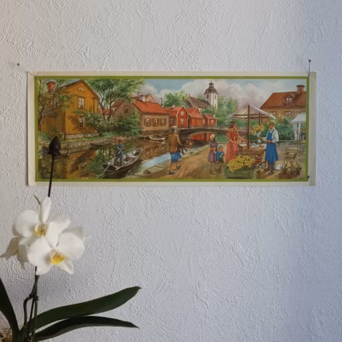Pappersbonad - Blomsterförsäljare