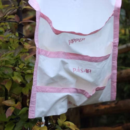 Förvaring - Vägghängd Rosa Vit