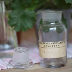 Flaska - Apoteksflaska Ofärgad med Glaspropp