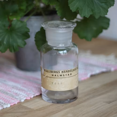 Flaska - Apoteksflaska Ofärgad med Glaspropp