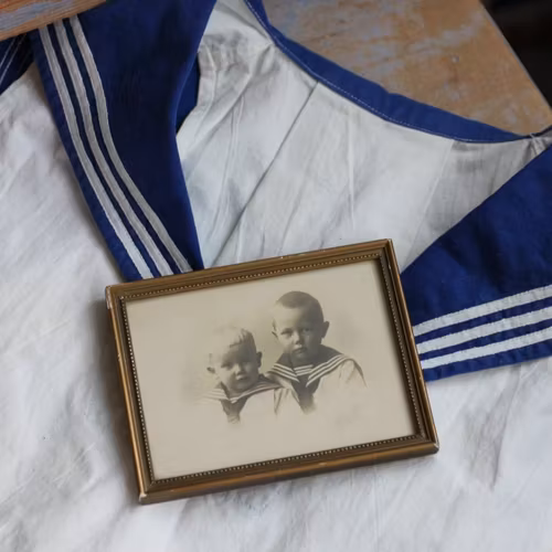 Fotografi - Två Bröder i Sjömansskjortor