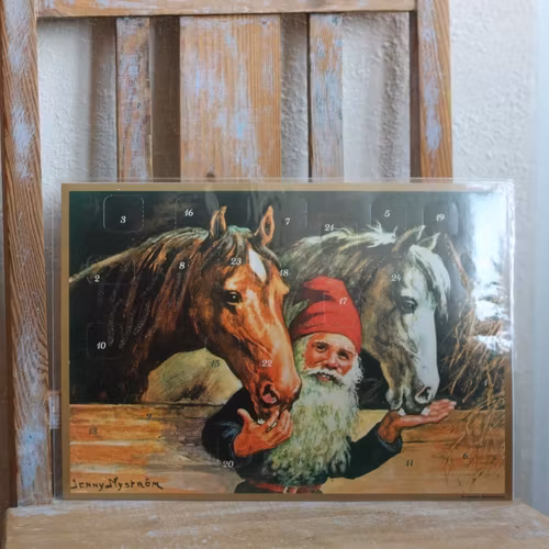 Adventskalender - Tomte och Hästar