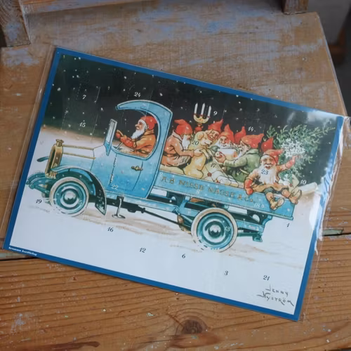 Adventskalender - Tomtar och Lastbil