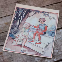 Barnkammarbild - 38 Prins, Prinsessa och körsbär