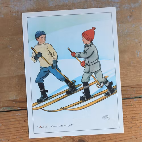Barnkammarbild - 57 Vinter vill vi ha