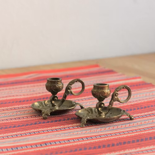 Ljusstakar - Par i Metall