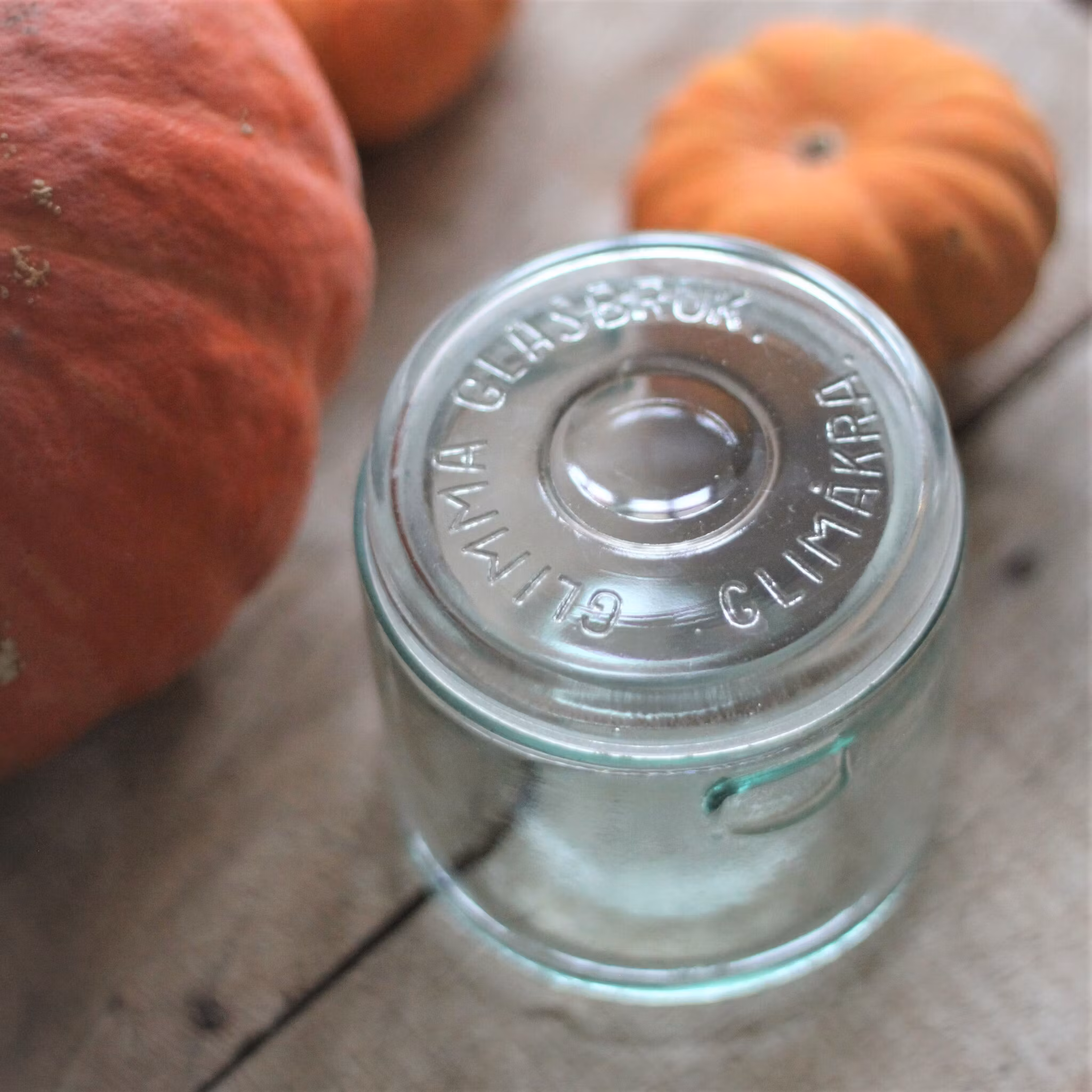 Glasburk - Förvaring 1/4l Grönt Glas