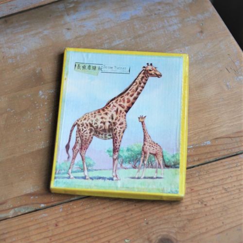 Pussel - Träpussel med Giraffer