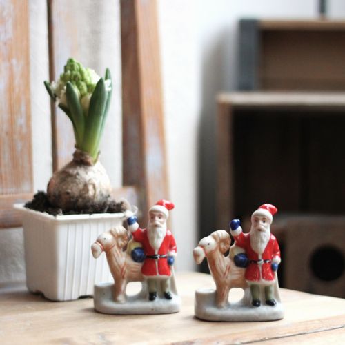 Tomte - Porslinstomte Ljusstake