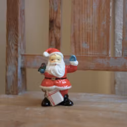 Tomte - Porslinstomte med paket