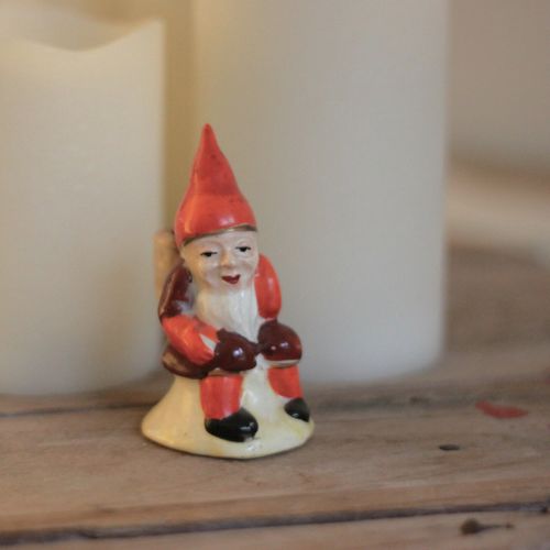 Tomte - Porslinstomte Ljusstake