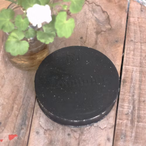 Ask - förvaring rund svart