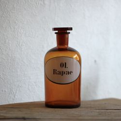 Flaska - stor brun apoteksflaska