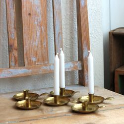 Ljusstake - Kammarljusstake i mässing