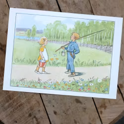 Barnkammarbild - 104 Annika möter fiskare