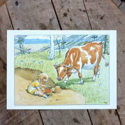 Barnkammarbild - 106 Annika och Majros