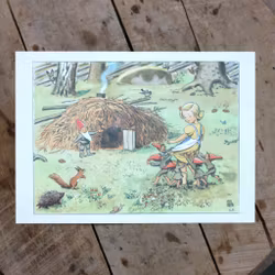 Barnkammarbild - 110 Annika och småtomtarna