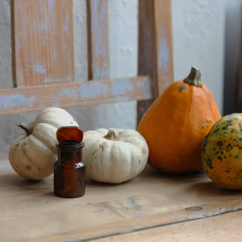 Flaska - Mini Apoteksflaska Brun i Glas