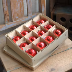 Julgranskulor - Kulor röda