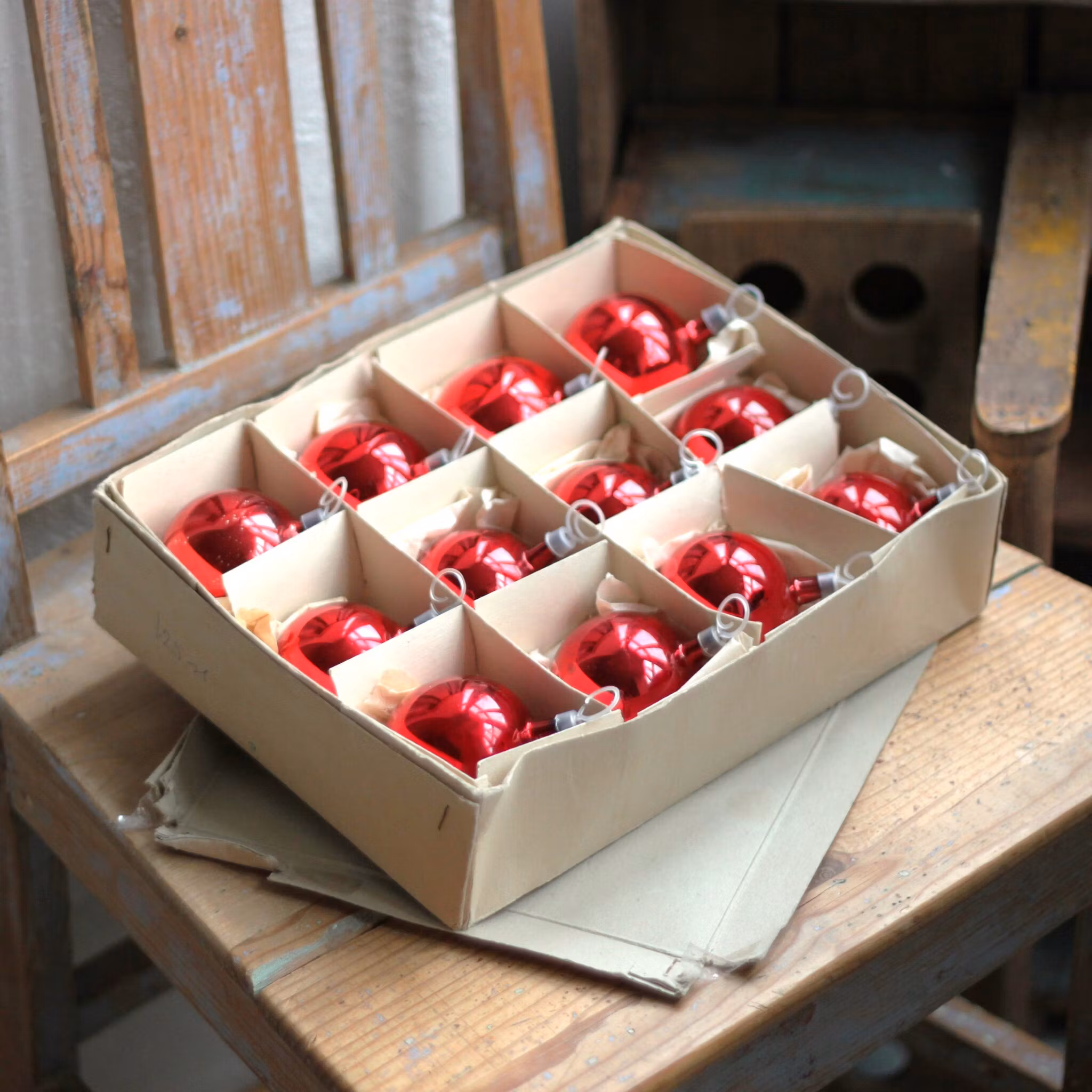 Julgranskulor - Kulor röda