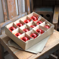 Julgranskulor - Kulor röda