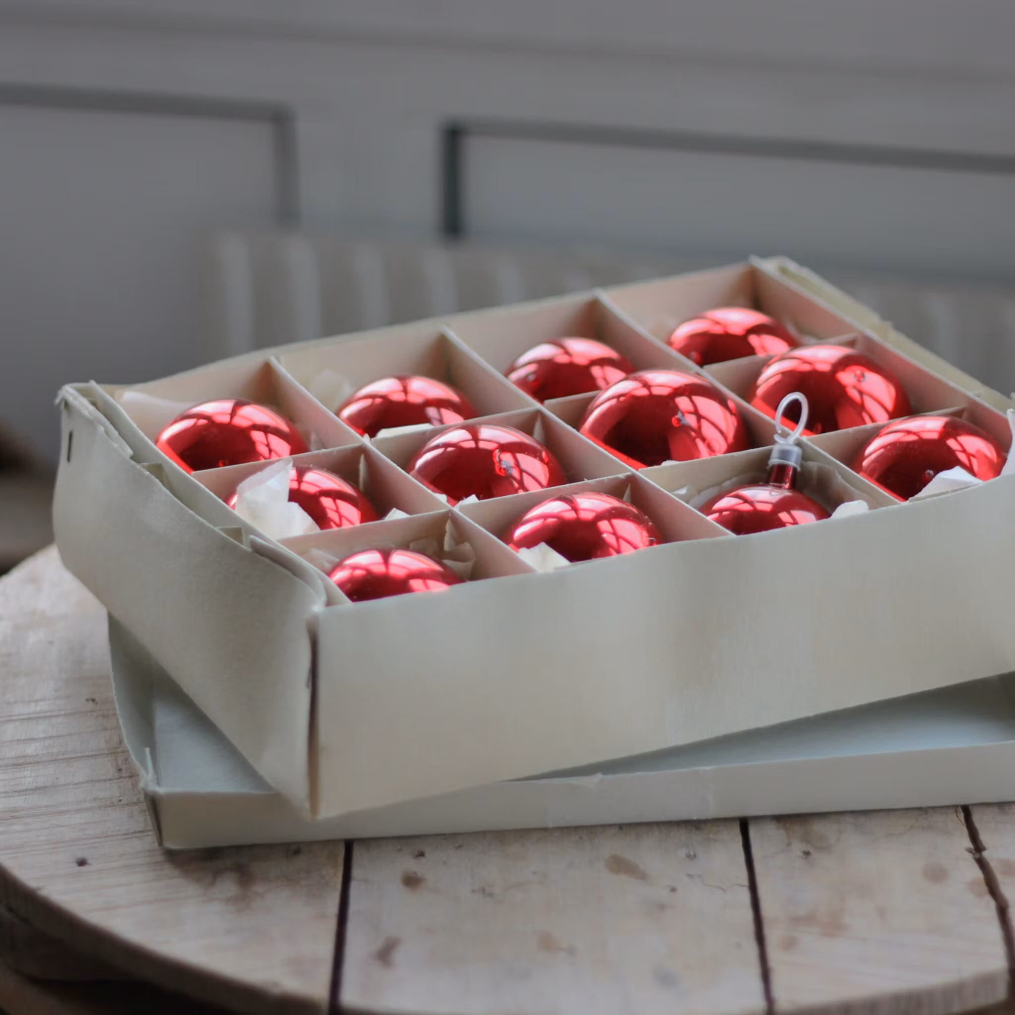 Julgranskulor - Kulor röda