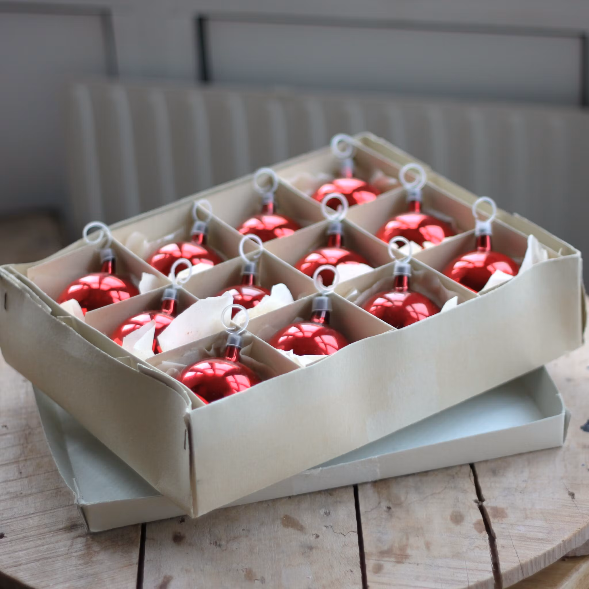 Julgranskulor - Kulor röda