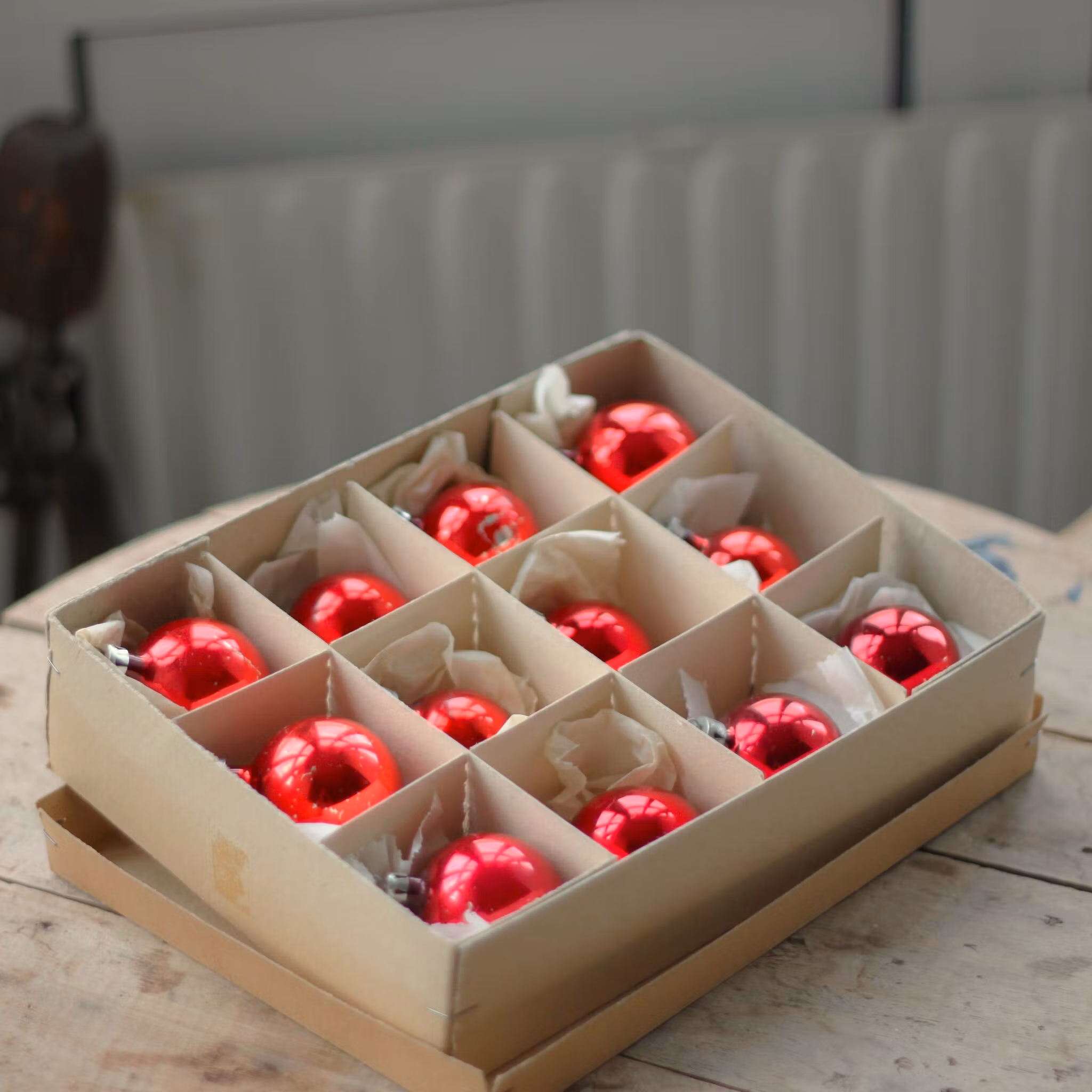 Julgranskulor - Kulor röda