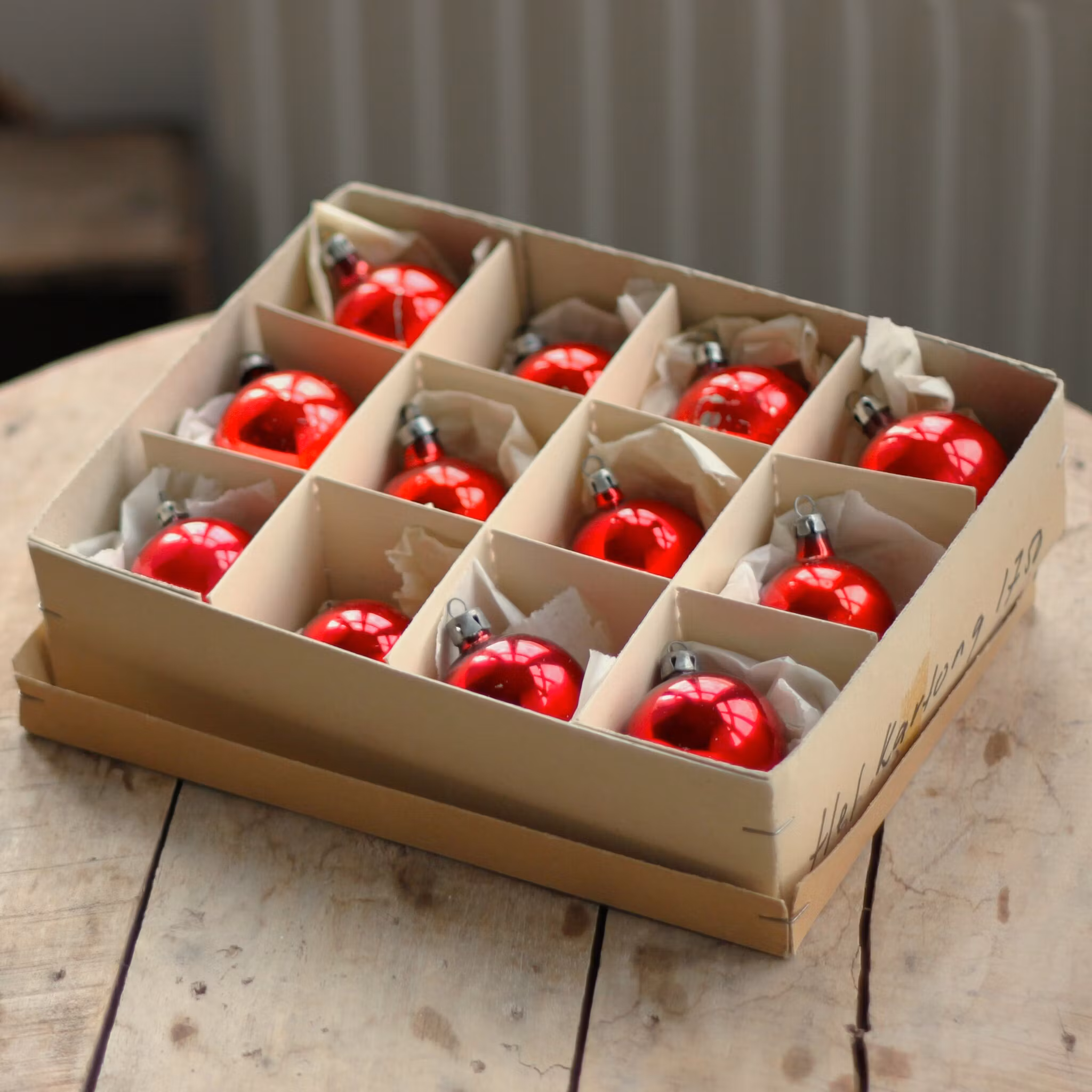 Julgranskulor - Kulor röda