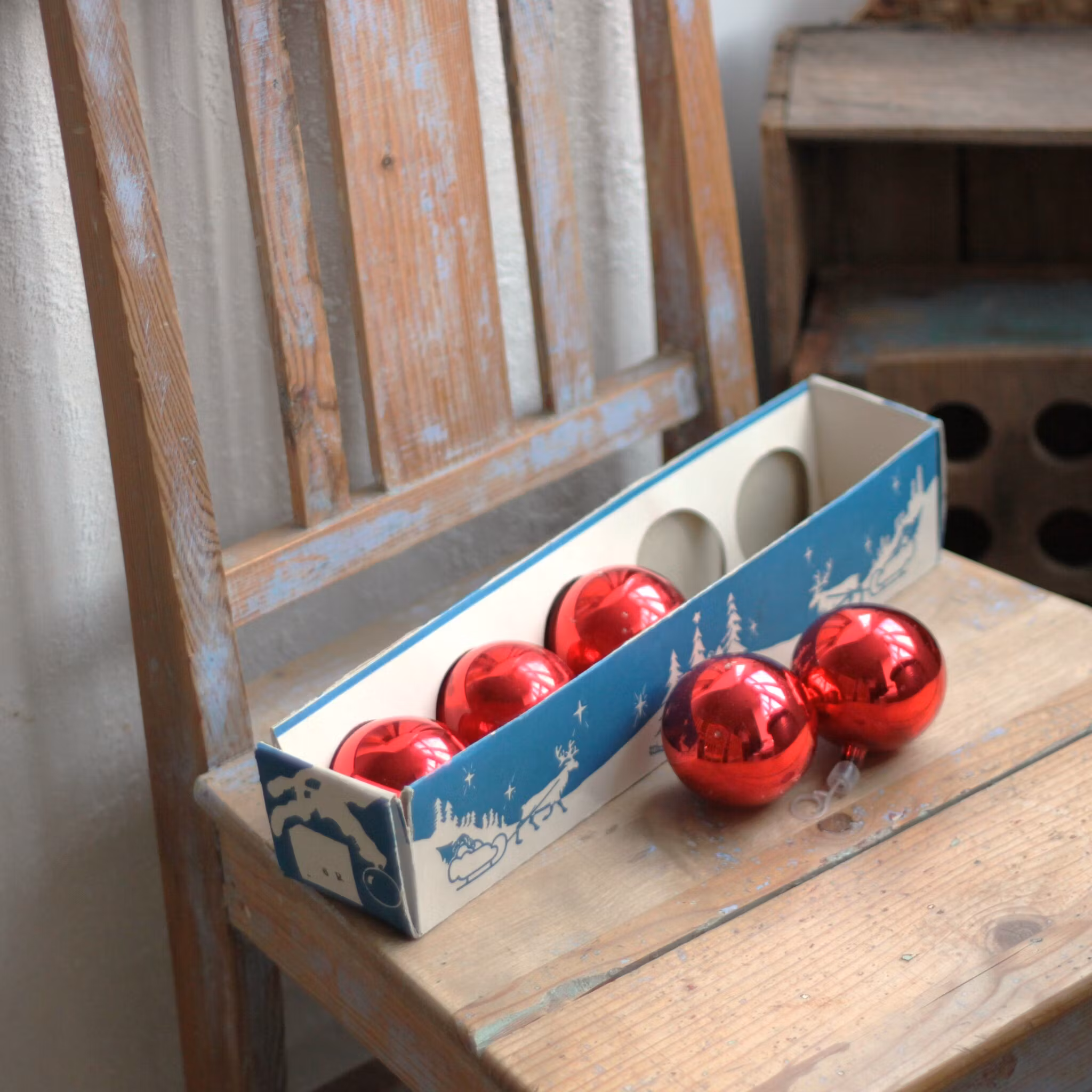 Julgranskulor - Kulor röda