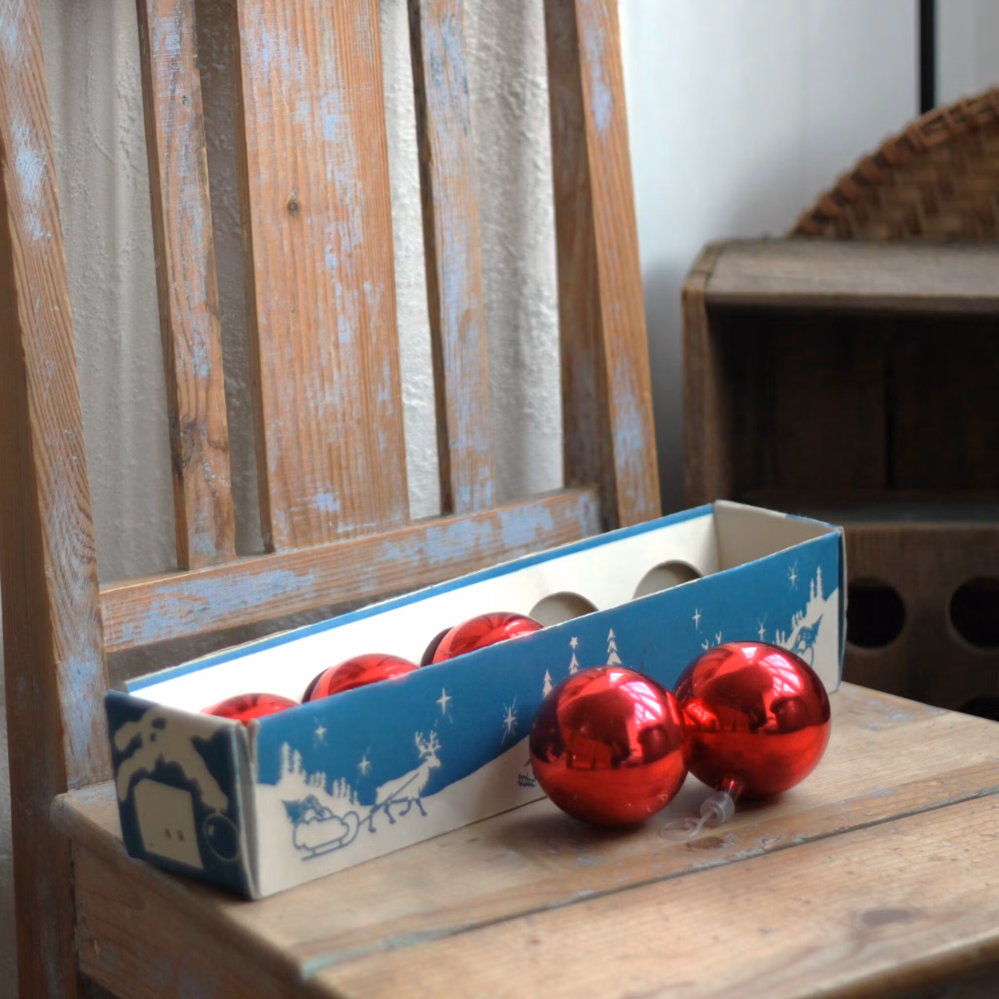 Julgranskulor - Kulor röda