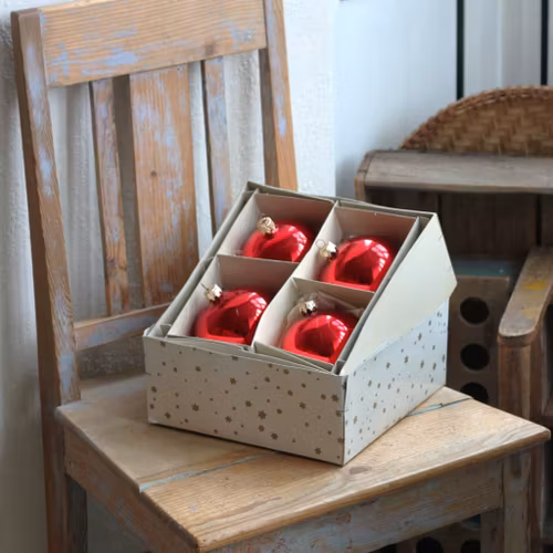 Julgranskulor - Kulor röda