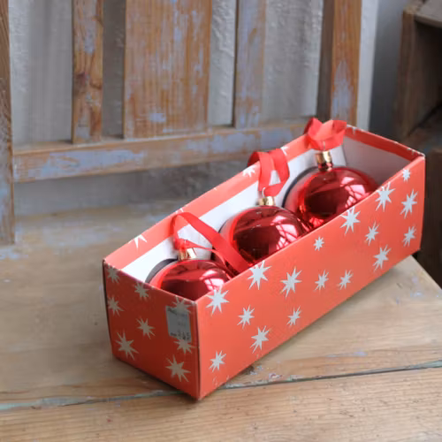 Julgranskulor - Kulor röda