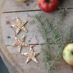 Halmpynt - Stjärnor