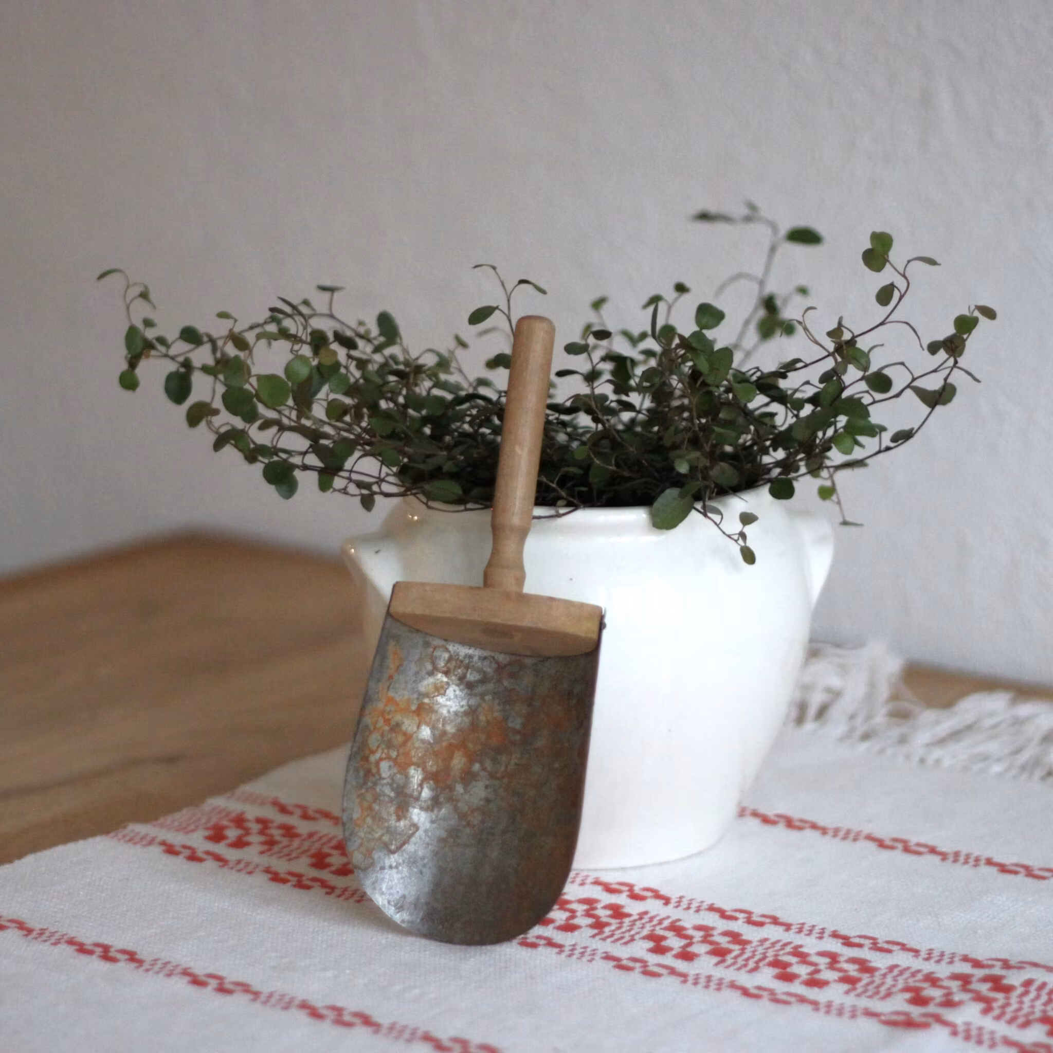 Köksredskap - Skopa Metall och trä