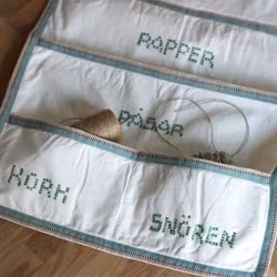 Förvaring - Vägghängd Ljusblå grå Vit