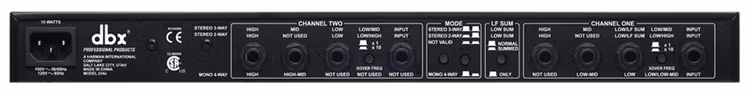 DBX 234 stereo delningsfilter